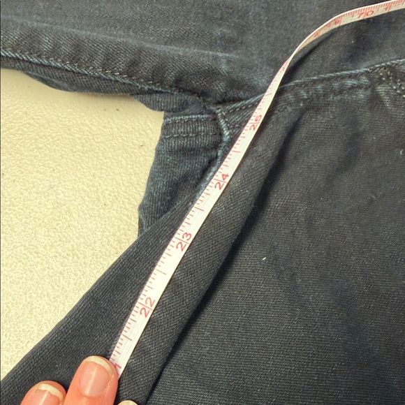 Paige Peg Skinny Black Denim Jeans - Picture 8 of 8